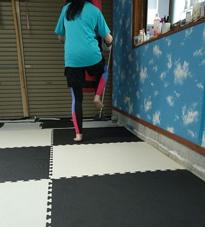 サンドバック打ち風景🥊