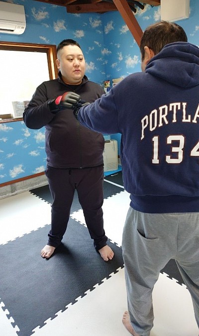 打撃ドリル風景🥊