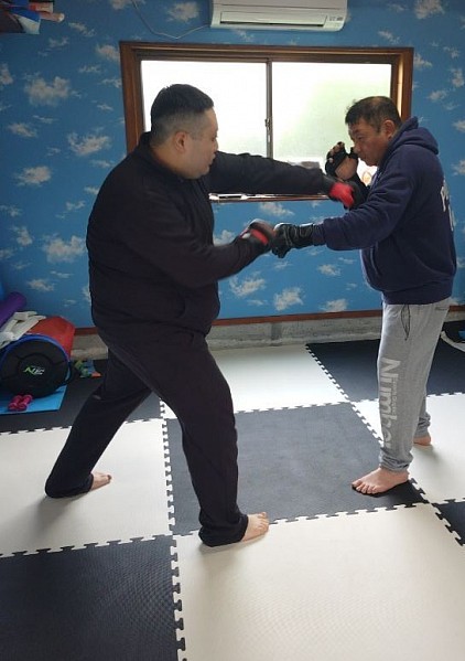 打撃ドリル風景🥊