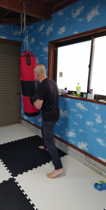 サンドバッグ打ち風景🥊